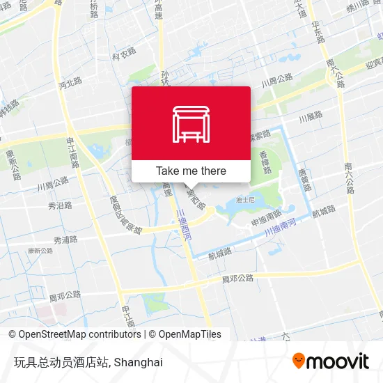 玩具总动员酒店站 map