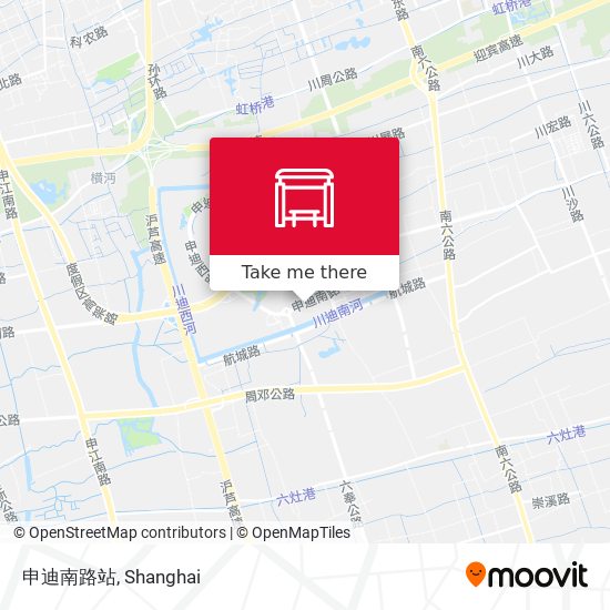 申迪南路站 map