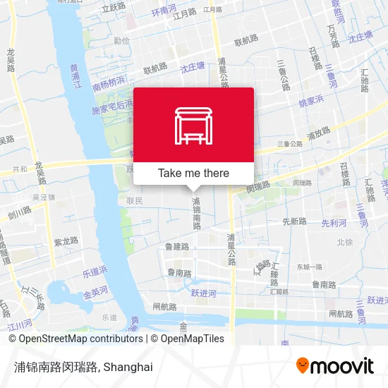 浦锦南路闵瑞路 map