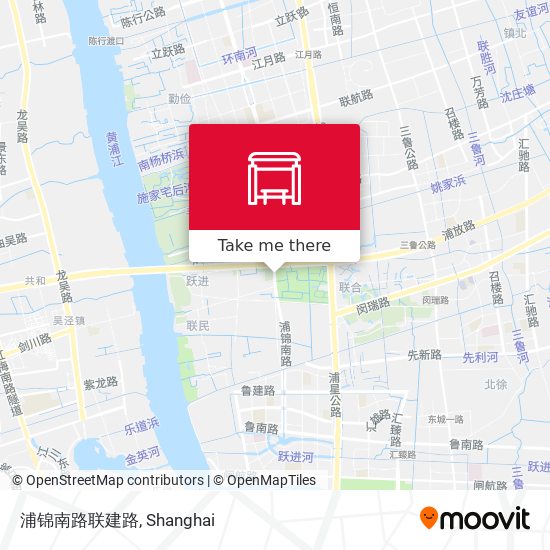 浦锦南路联建路 map