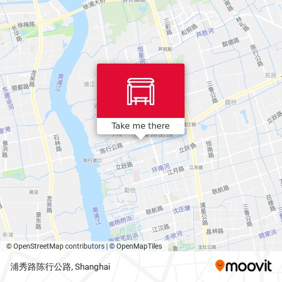 浦秀路陈行公路 map