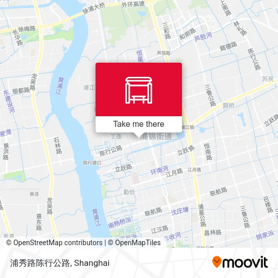 浦秀路陈行公路 map