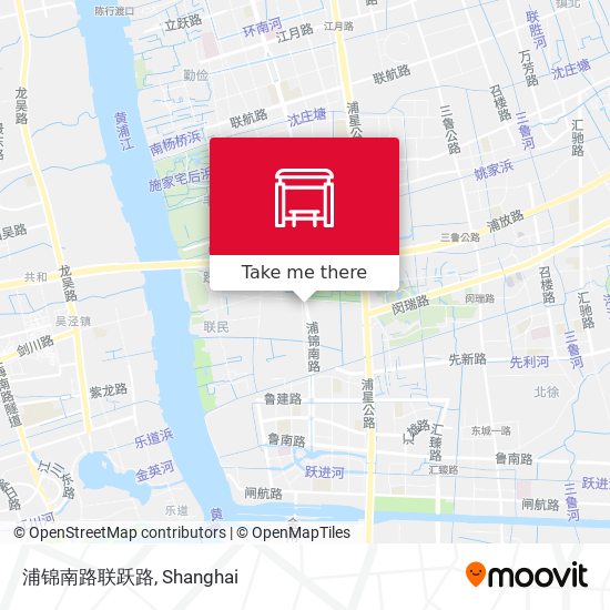 浦锦南路联跃路 map