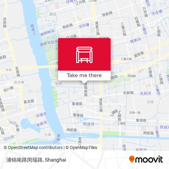 浦锦南路闵瑞路 map