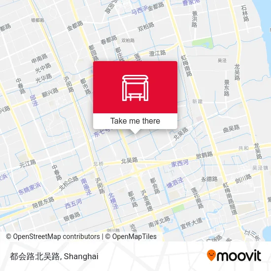 都会路北吴路 map