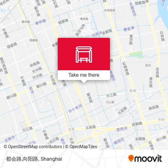 都会路,向阳路 map