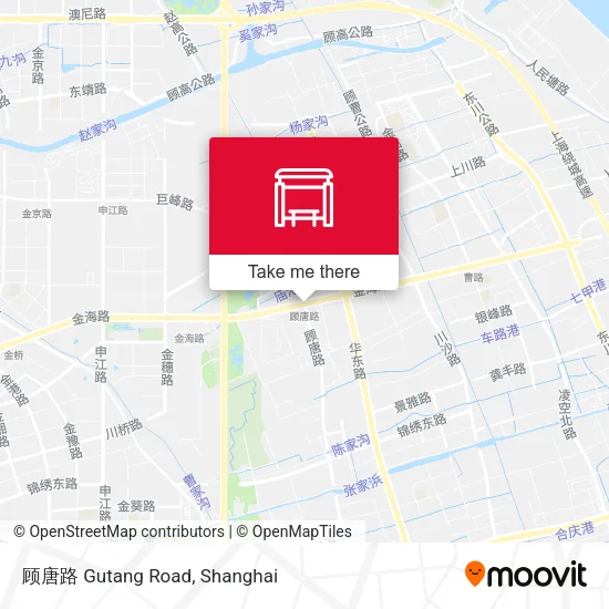 顾唐路 Gutang Road map