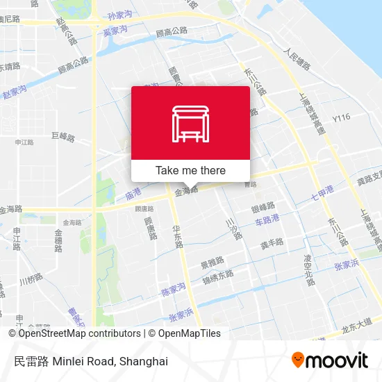 民雷路 Minlei Road map