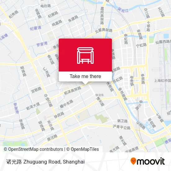 诸光路 Zhuguang Road map