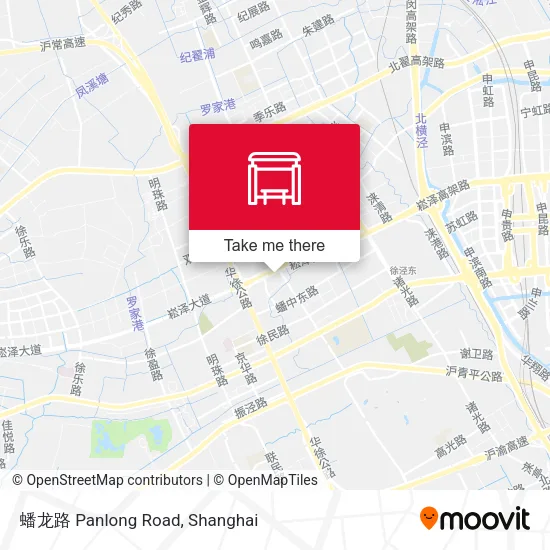 蟠龙路 Panlong Road map