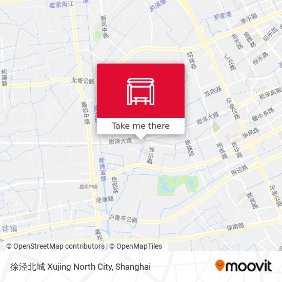 徐泾北城 Xujing North City map