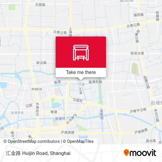汇金路 Huijin Road map