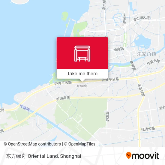 东方绿舟 Oriental Land map