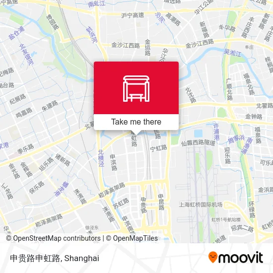 申贵路申虹路 map