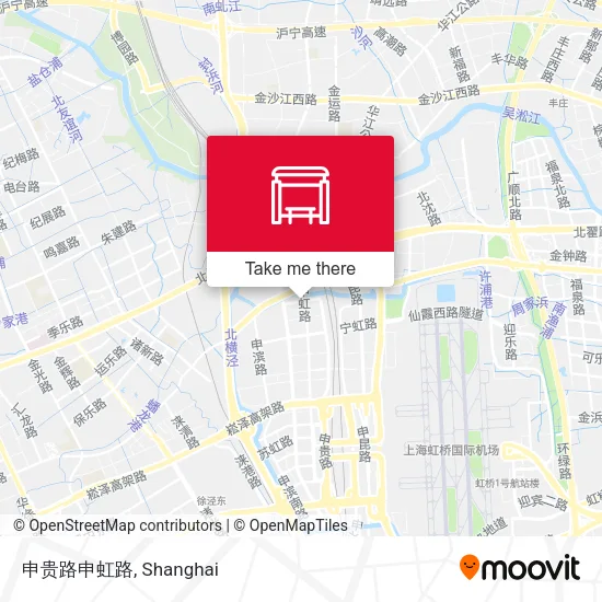 申贵路申虹路 map