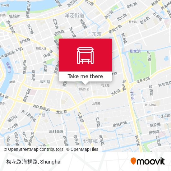 梅花路海桐路 map
