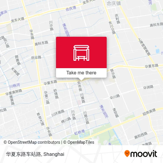 华夏东路车站路 map