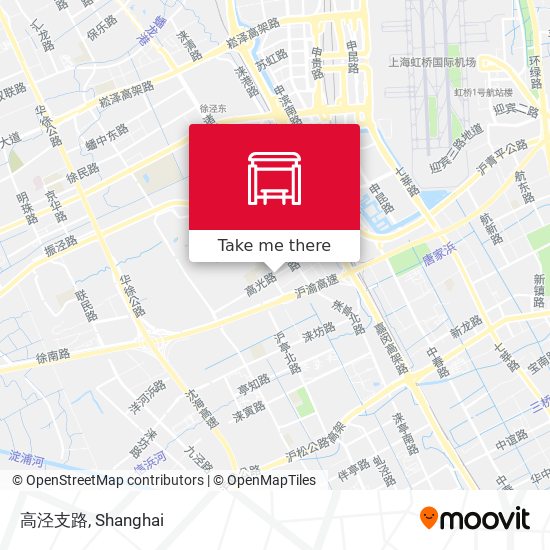 高泾支路 map
