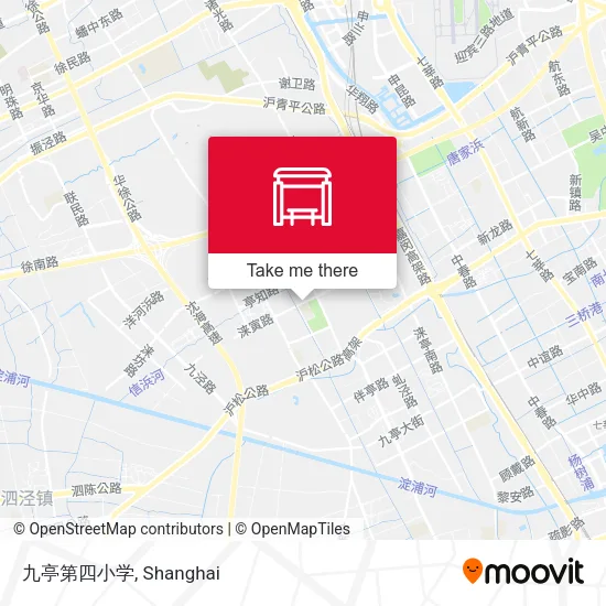 九亭第四小学 map
