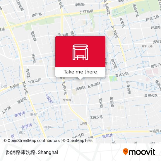韵浦路康沈路 map