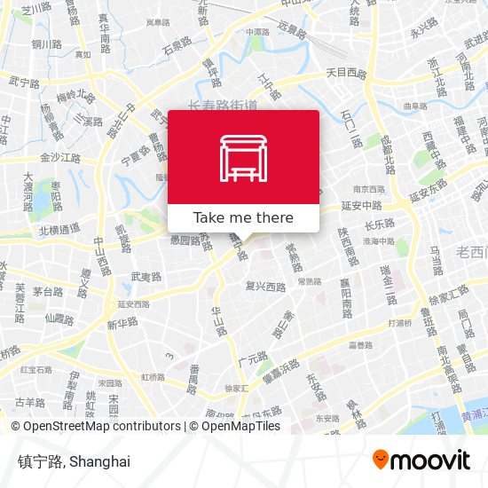镇宁路 map