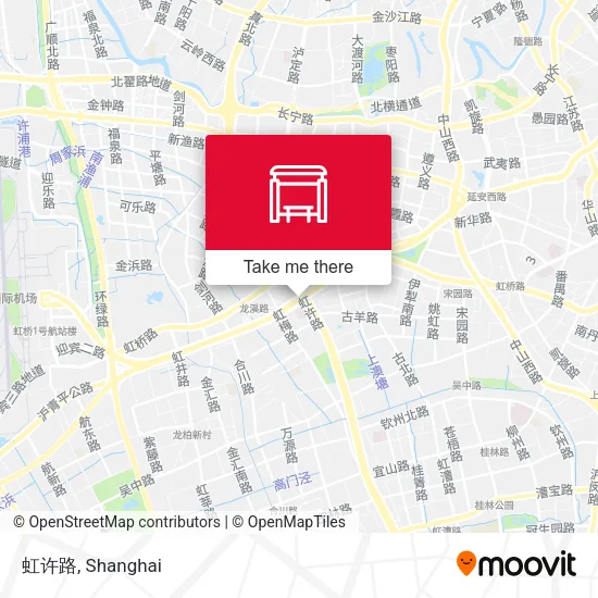 虹许路 map