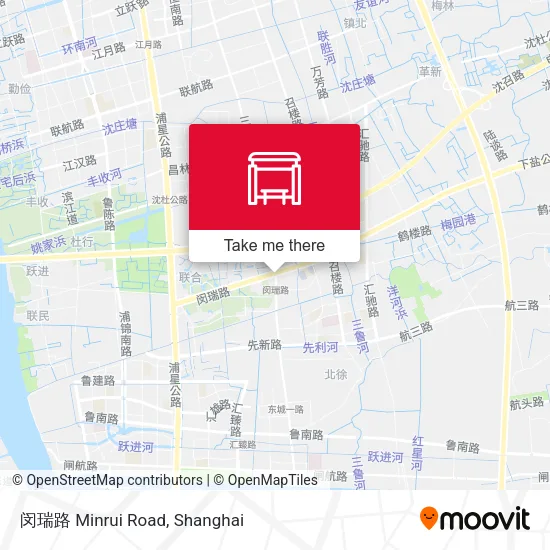 闵瑞路 Minrui Road map