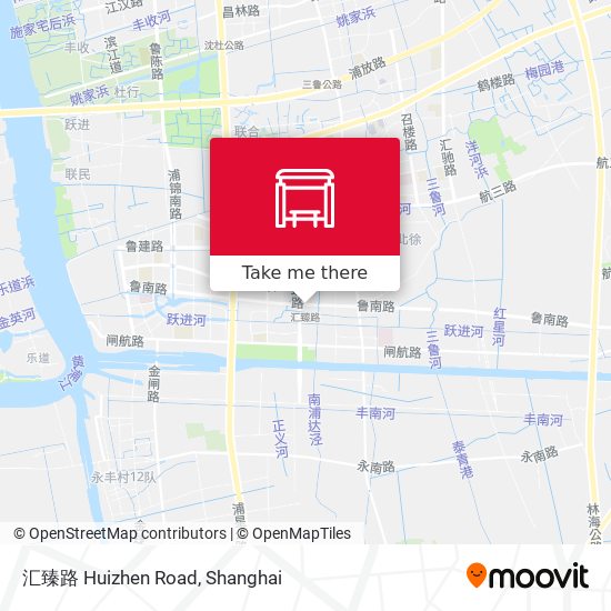 汇臻路 Huizhen Road map