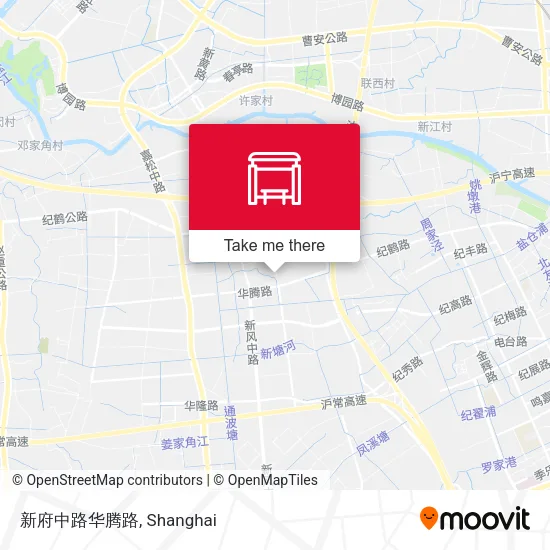 新府中路华腾路 map