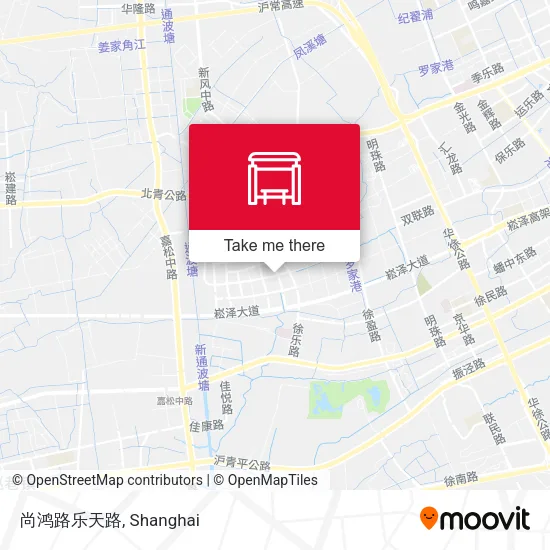 尚鸿路乐天路 map