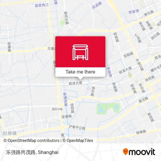 乐强路尚茂路 map