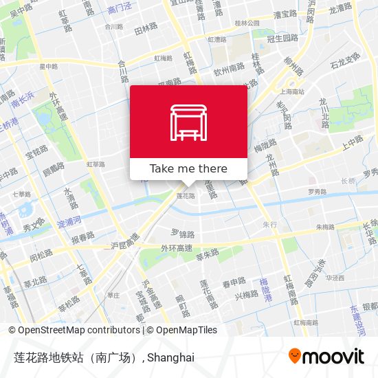 莲花路地铁站（南广场） map