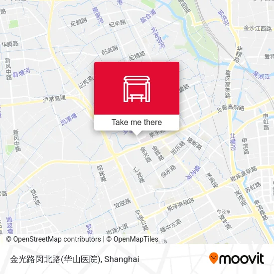 金光路闵北路(华山医院) map