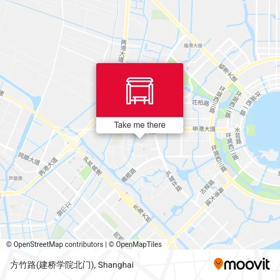 方竹路(建桥学院北门) map