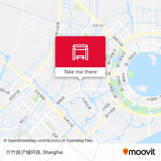 方竹路沪城环路 map