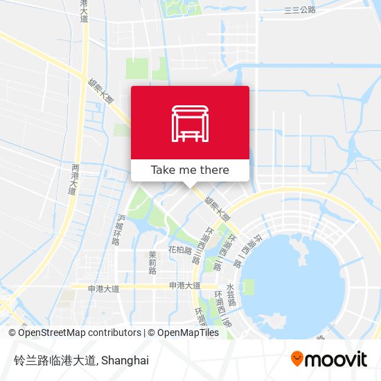 铃兰路临港大道 map