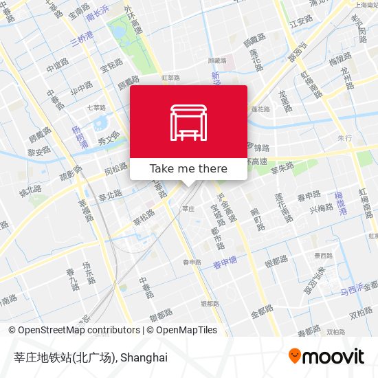 莘庄地铁站(北广场) map