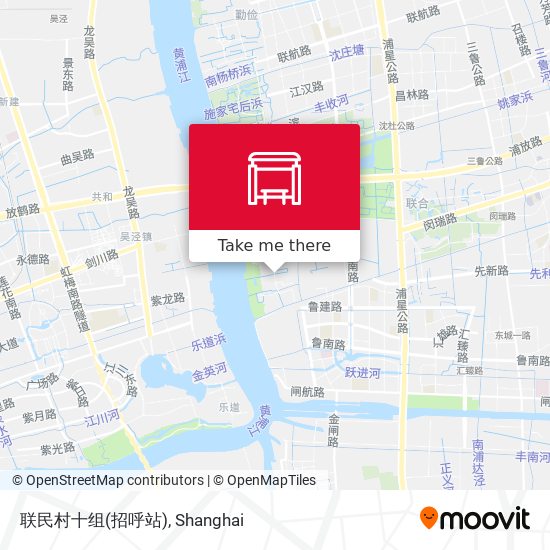 联民村十组(招呼站) map
