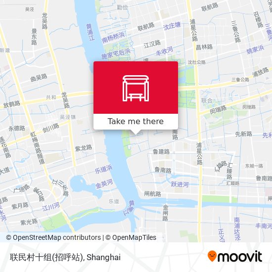 联民村十组(招呼站) map