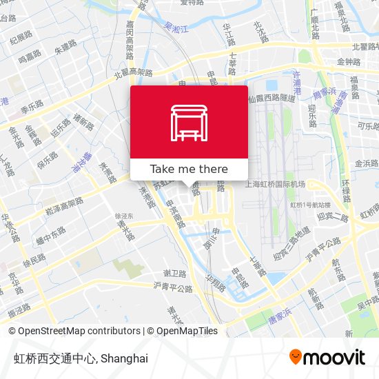 虹桥西交通中心 map