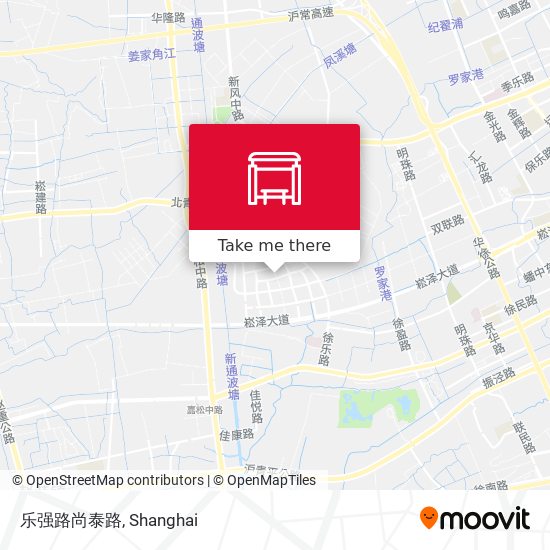 乐强路尚泰路 map