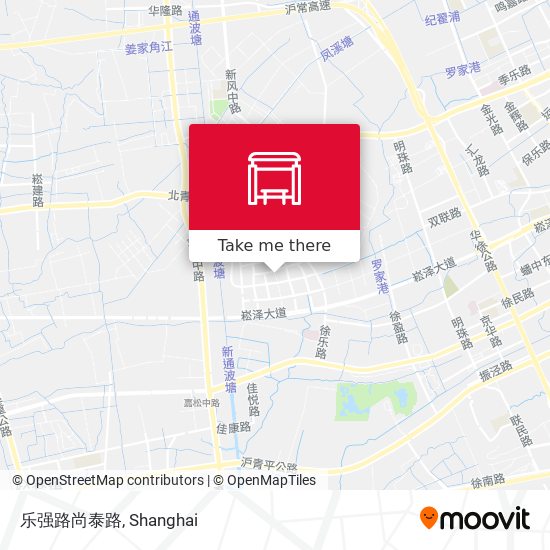 乐强路尚泰路 map