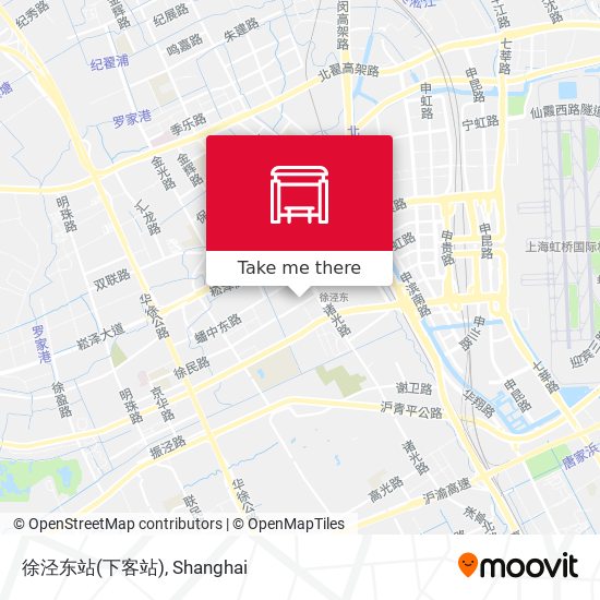 徐泾东站(下客站) map