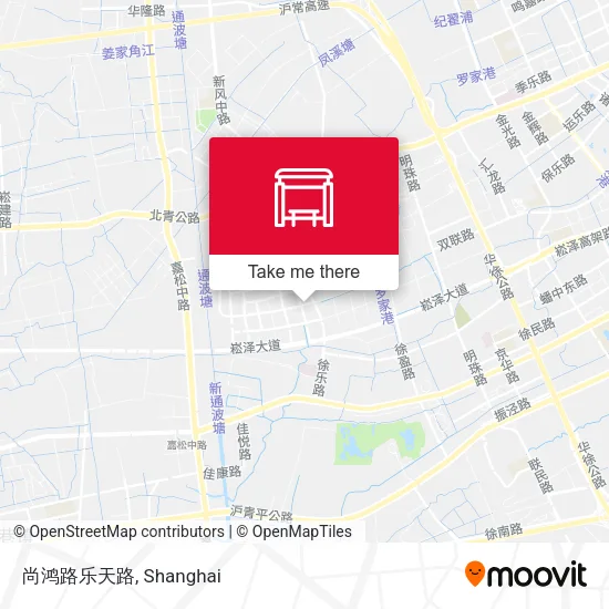 尚鸿路乐天路 map