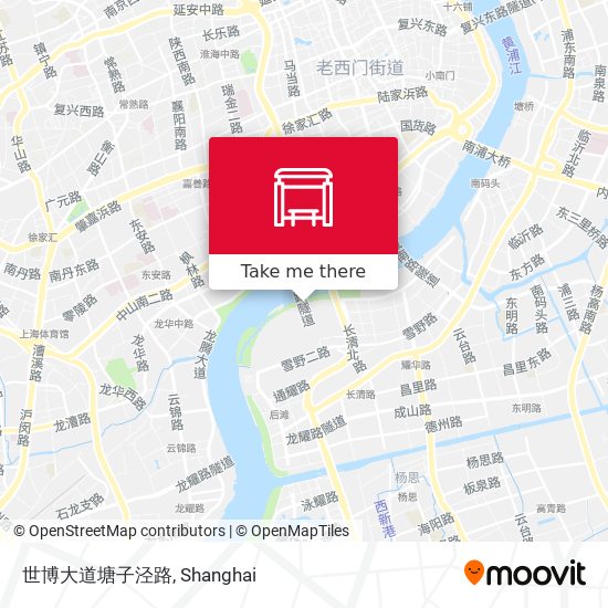 世博大道塘子泾路 map