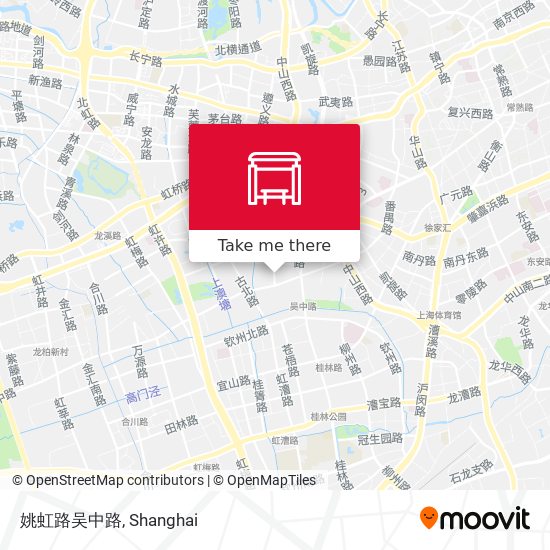 姚虹路吴中路 map