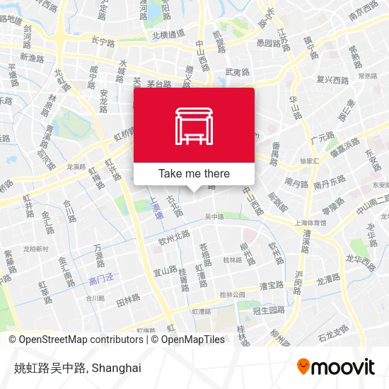 姚虹路吴中路 map