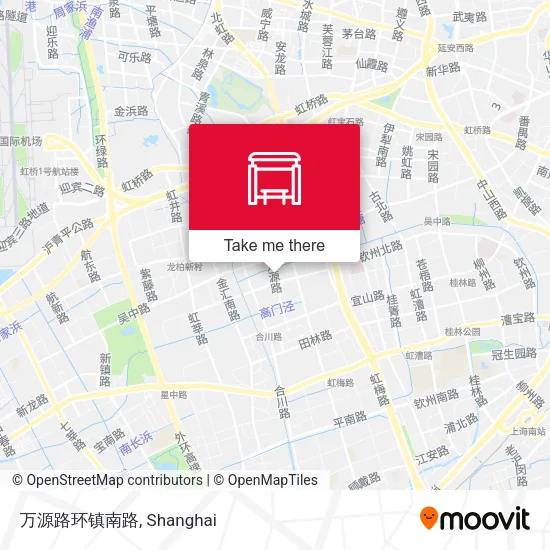 万源路环镇南路 map