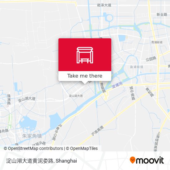 淀山湖大道黄泥娄路 map