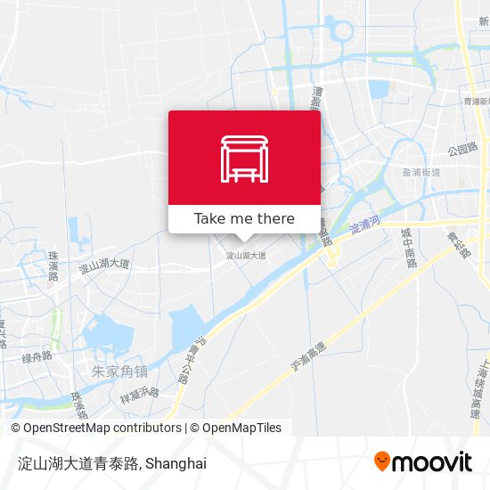 淀山湖大道青泰路 map